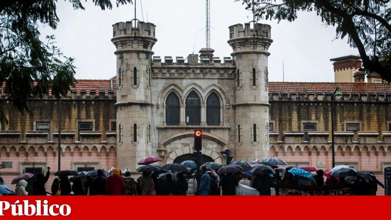 Protesto após as mortes de Daniel Rodrigues e Danijoy Pontes, no Estabelecimento Prisional de Lisboa