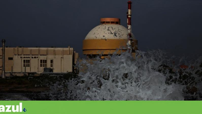Central nuclear Kudankulam, no estado de Tamil Nadu, na Índia