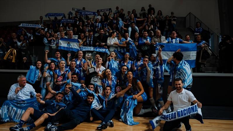Voleibol feminino do FC Porto conquista segundo título em três anos