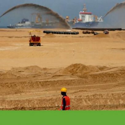 Procura global de areia excede a oferta e coloca ecossistemas em risco