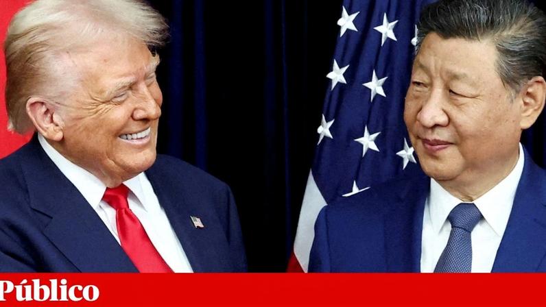 Trump e Xi Jinping, líderes das duas maiores economias do planeta