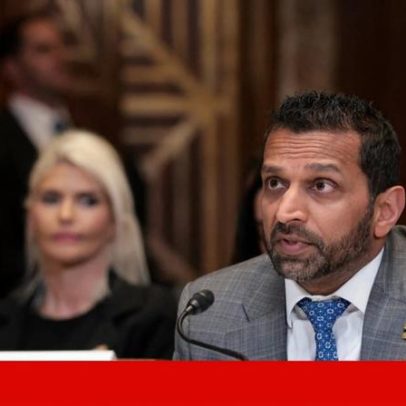 Kash Patel reage a críticas sobre consumo excessivo de álcool