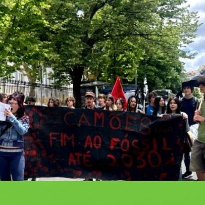 Estudantes marcham em Lisboa por fim ao fóssil até 2030 e futuro sem guerras