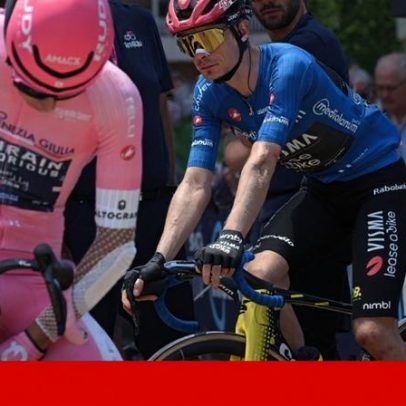Vingegaard faz bis no Giro e amplia liderança