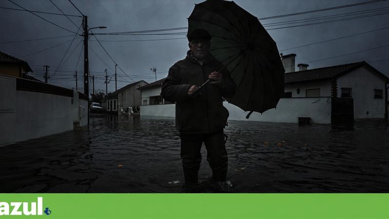 Passagem de sucessivas tempestades na região centro de Portugal, em Fevereiro de 2026