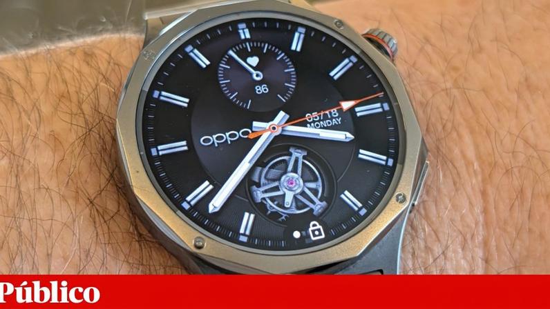 Oppo Watch X3 com IA do Google reduz necessidade de carregador