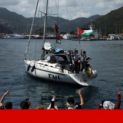 Mais dois portugueses detidos por Israel após intercepção de flotilha para Gaza