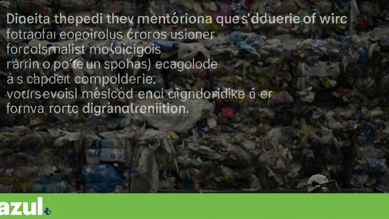 Plástico armazenado no interior da Circular Plastic, em Turim, Itália, a maior instalação de plástico da Europa