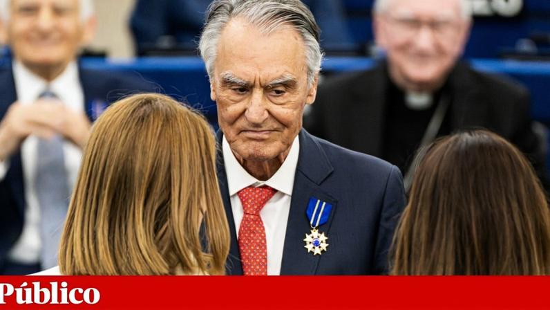 Cavaco Silva esteve em Estrasburgo para receber a Ordem Europeia do Mérito
