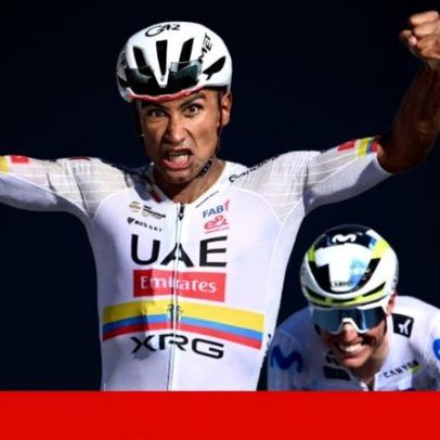 Ciclistas caem, UAE conquista vitórias na Volta a Itália