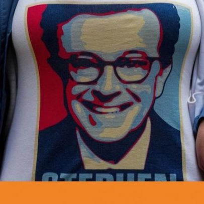 Colbert deixou o edifício sem abordar o elefante laranja na sala