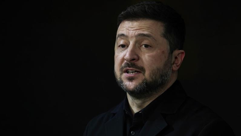 O Presidente da Ucrânia, Volodymyr Zelensky
