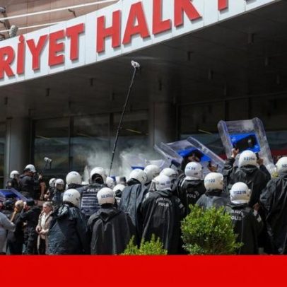 Polícia turca invade a sede do principal partido da oposição em Ancara