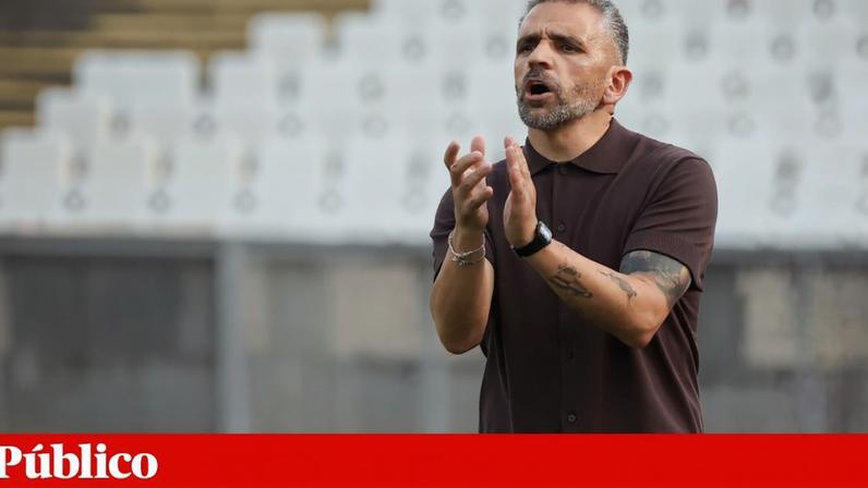 Rui Borges, treinador do Sporting
