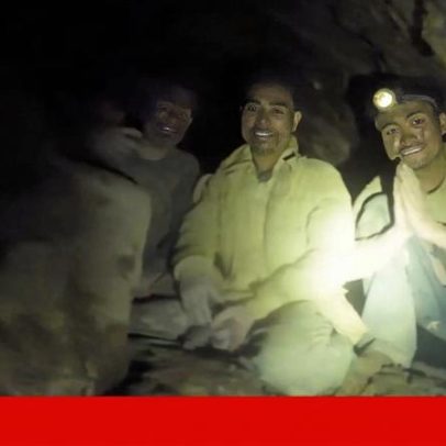 Cinco dos sete desaparecidos encontrados com vida em gruta no Laos