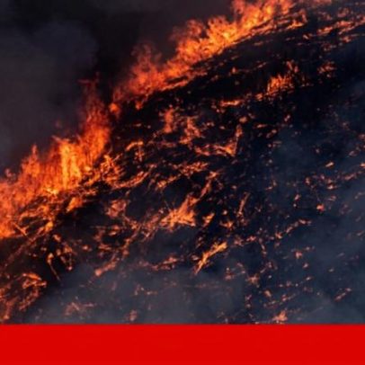 Incêndio em mata de Arouca mobiliza 130 operacionais e 5 aviões