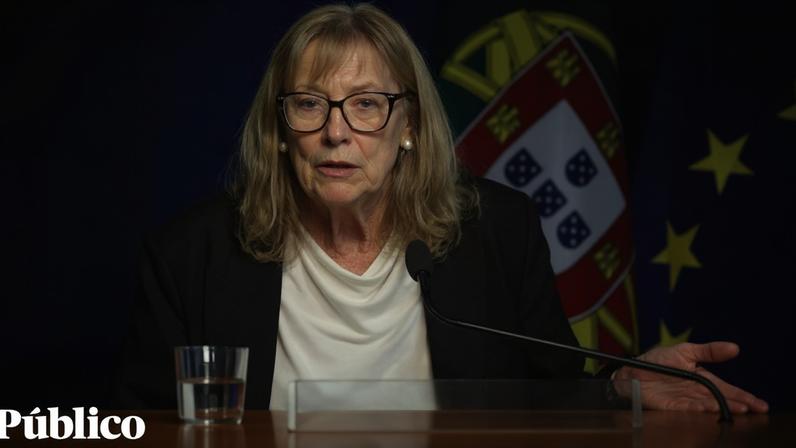 A ministra do Trabalho, Solidariedade e Segurança Social, Maria do Rosário Palma Ramalho, no final do Conselho de Ministros que aprovou a nova prestação