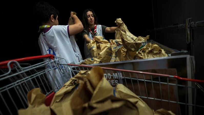 Banco Alimentar: doações são pequenas, mas refletem o que conseguem
