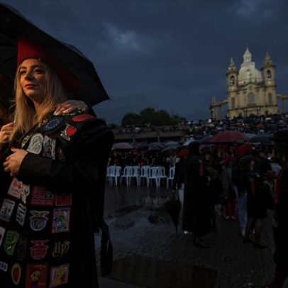 Em Braga, emoção dos finalistas domina, mesmo com chuva e críticas