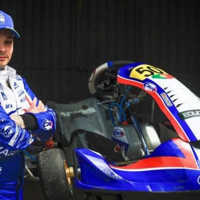 Pedro Valente volta ao karting após acidente e supera limitações