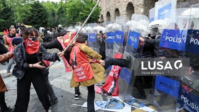 Libertadas todos os detidos em Istambul no Dia do Trabalhador