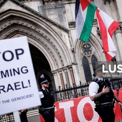 Governo britânico admite possibilidade de proibir manifestações pró-Palestina