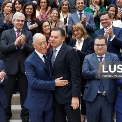 Marcelo Rebelo de Sousa acompanha Luís Montenegro no 52.º aniversário do PSD