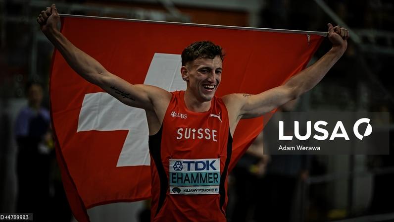 Suíço Simon Ehammer com melhor marca do ano no salto em comprimento