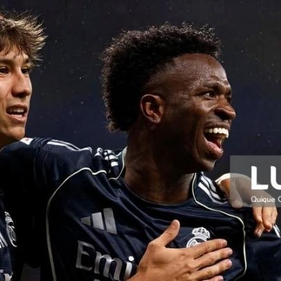 Real Madrid adiou o título do Barça com bis de Vinícius Júnior