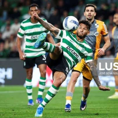 Sporting goleia Vitória de Guimarães e iguala o Benfica no segundo lugar