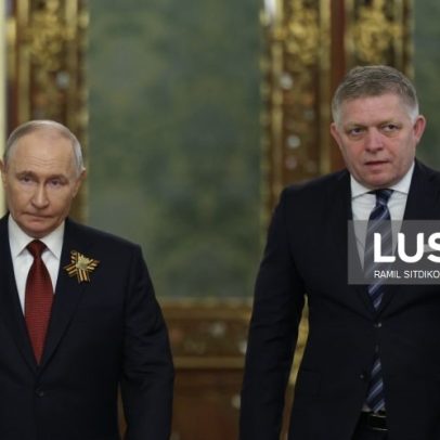 PM eslovaco discute guerra com Putin, sem transmitir mensagem à Ucrânia
