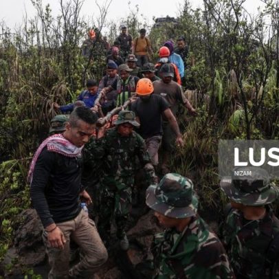 Últimos dois corpos de turistas encontrados após erupção no vulcão na Indonésia