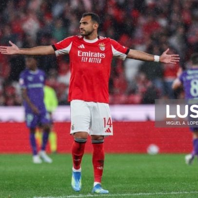 Benfica empata 2-2 com Braga e cai para terceiro lugar