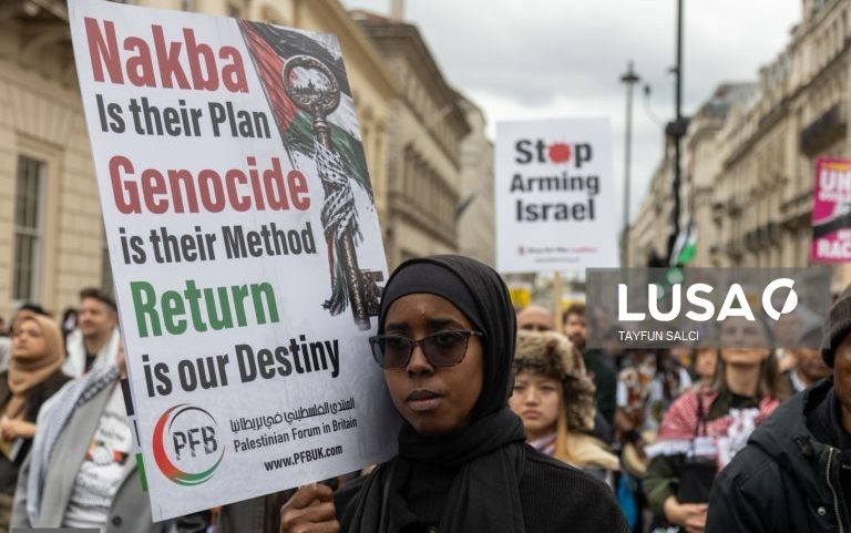 Londres regista dezenas de milhares em manifestação pela Nakba