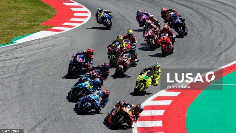 Bandeira vermelha interrompe GP da Catalunha de MotoGP