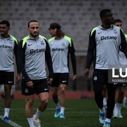 Hjulmand falha treino de adaptação do Sporting no Estádio Nacional