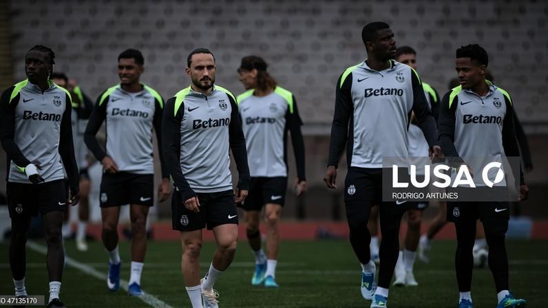 Hjulmand falha treino de adaptação do Sporting ao Estádio Nacional