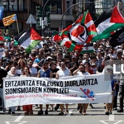 Médio Oriente: protesto contra ação policial contra ativistas; Basco investiga