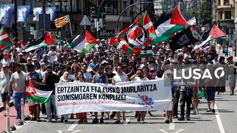 Médio Oriente: protesto contra ação policial contra ativistas; Basco investiga