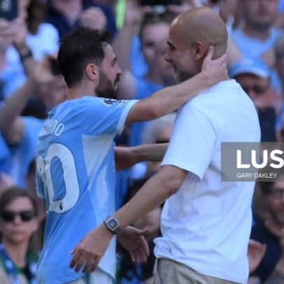 Bernardo Silva elogia Guardiola na despedida conjunta do Manchester City