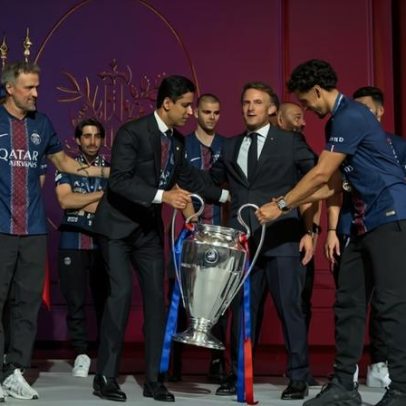 PSG conquista novo título europeu com milhares de adeptos e presidente francês