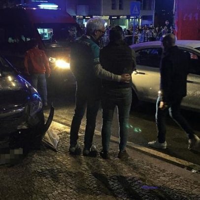 Mulher e criança entre os casos graves do atropelamento em São João da Madeira