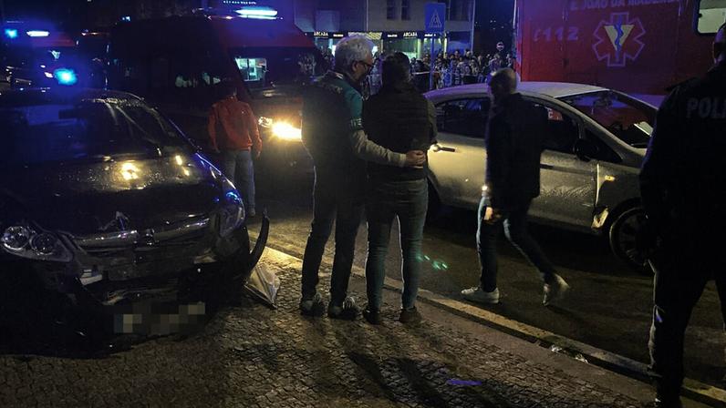 Mulher e criança entre os casos graves do atropelamento em São João da Madeira