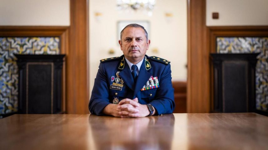 O comandante-geral da GNR, o tenente-general Rui Veloso