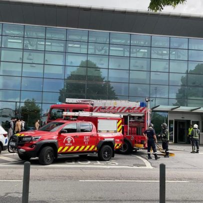 Simulacro de incêndio no Campus São João assusta clientes