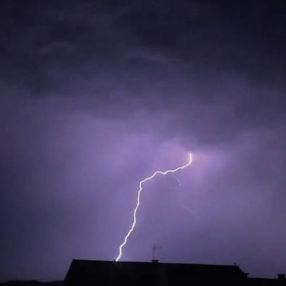Trovoadas e granizo acordaram vários concelhos do Norte e Centro