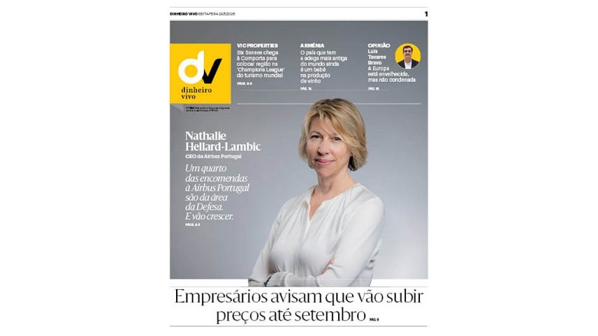 Leia o Dinheiro Vivo desta sexta-feira, 29 de maio