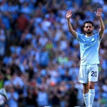 Bernardo Silva despede-se do Manchester City com guarda de honra e lágrimas