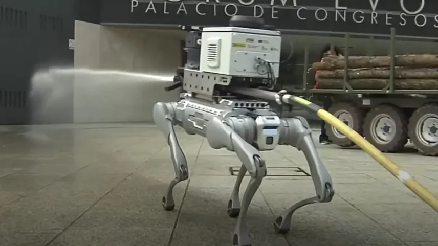 O robô, concebido pelo Centro Tecnológico ITCL de Castela e Leão, foi apresentado em Burgos