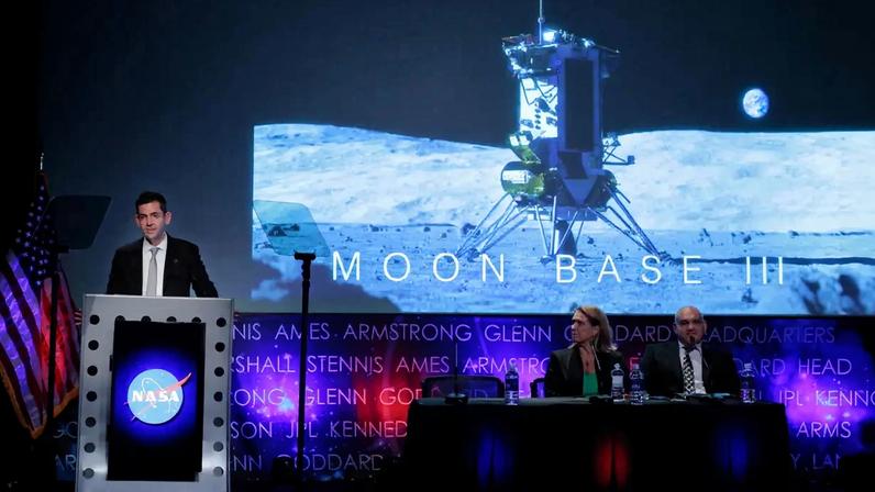 NASA e Blue Origin começam construção de base lunar este ano